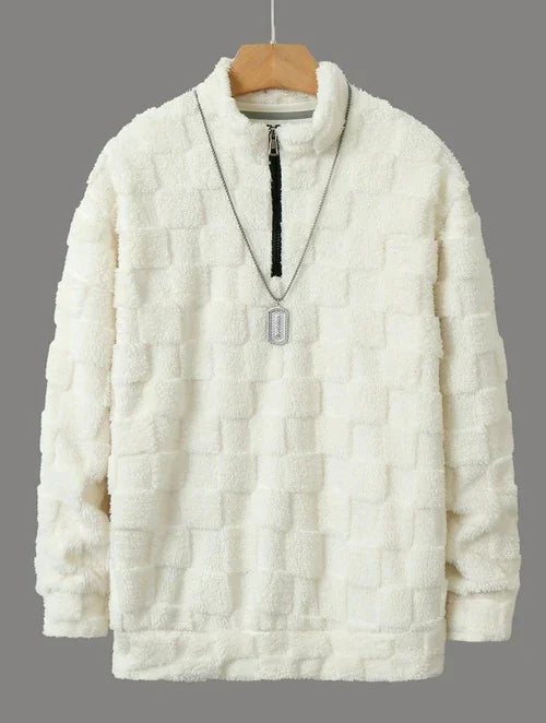 Hooded Loose Sweater Autumn And Winter Casual Plus Size Coat Men - Which Mark