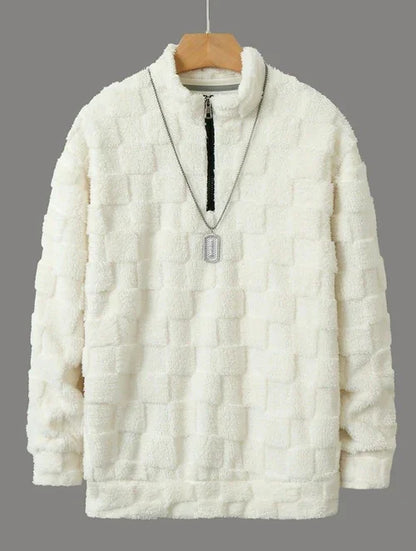 Hooded Loose Sweater Autumn And Winter Casual Plus Size Coat Men - Which Mark