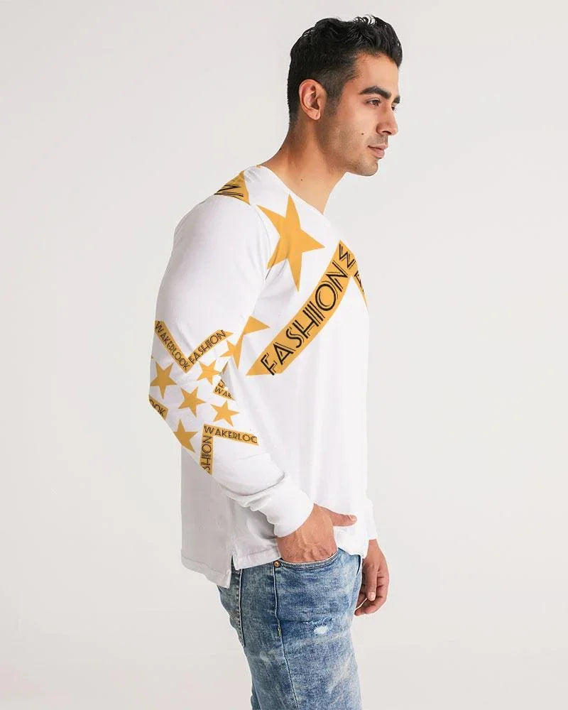 Men's Fashion Long Sleeve Wakerlook Tee - Which Mark