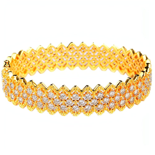 Gold Plated S925 Silver Fine Version Of The Lace Bracelet For Women - Which Mark