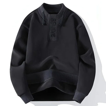 Round Neck Sweater — Men's and Women's Long Sleeves Couple Top - Which Mark