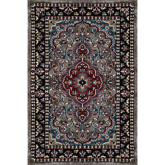 2×3 Feet Hand Knotted Persian Silk Carpet Multi - Which Mark