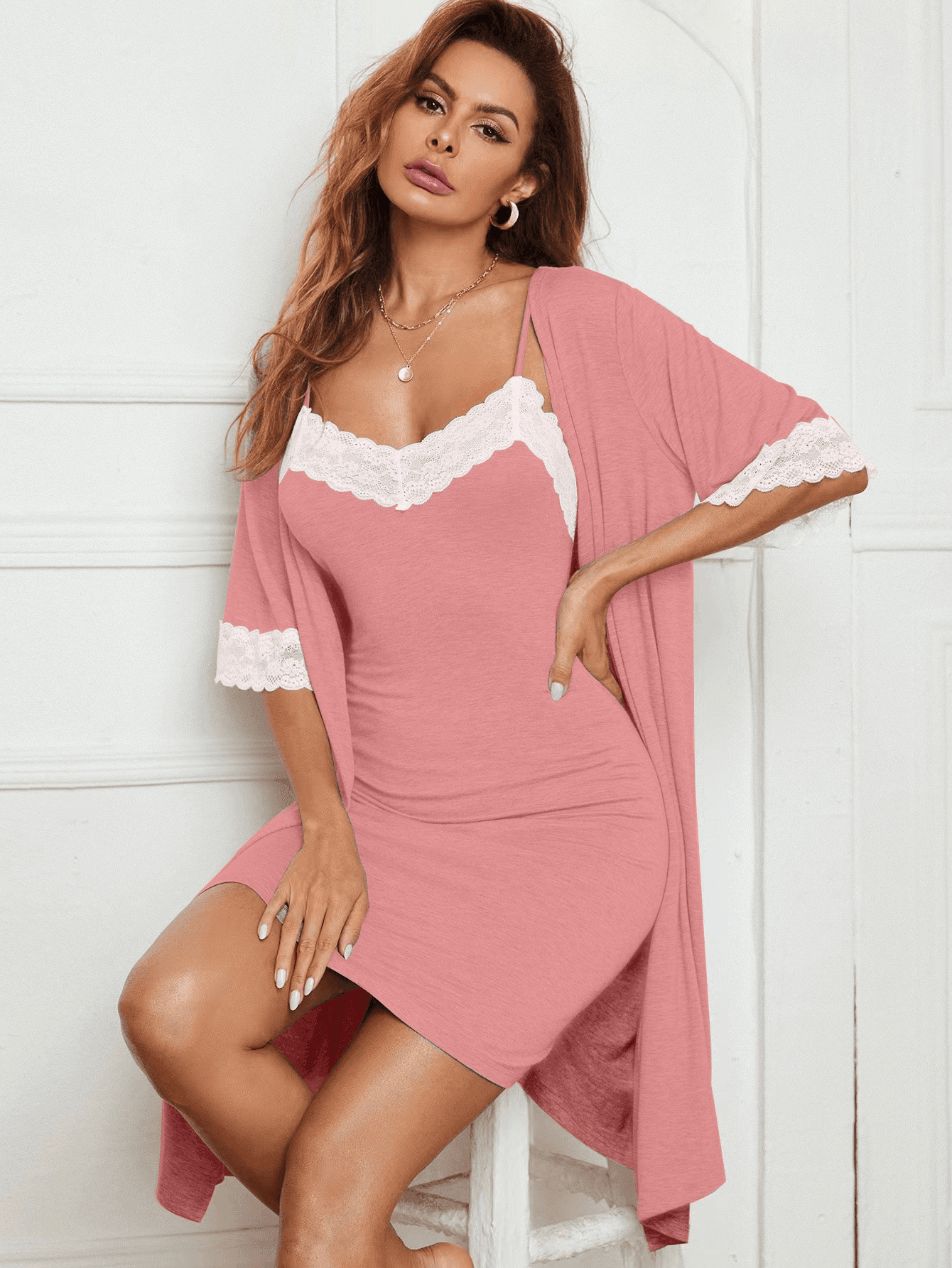 Pajama Suit Lace Women - Which Mark