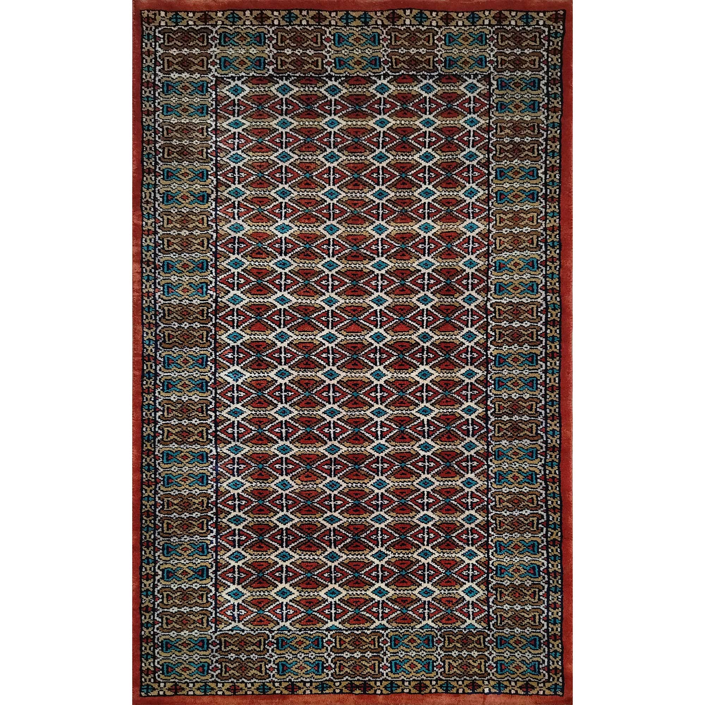 Handmade Wool Carpet 2.5×4 Feet Copper - Which Mark