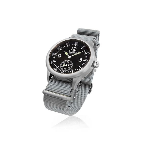 39.5mm field quartz watch with nylon 6 strap in grey colour - Which Mark