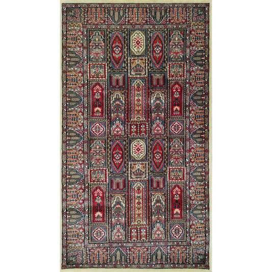 3×5 Ft Handmade Wool Multi Carpet Hamadan - Which Mark