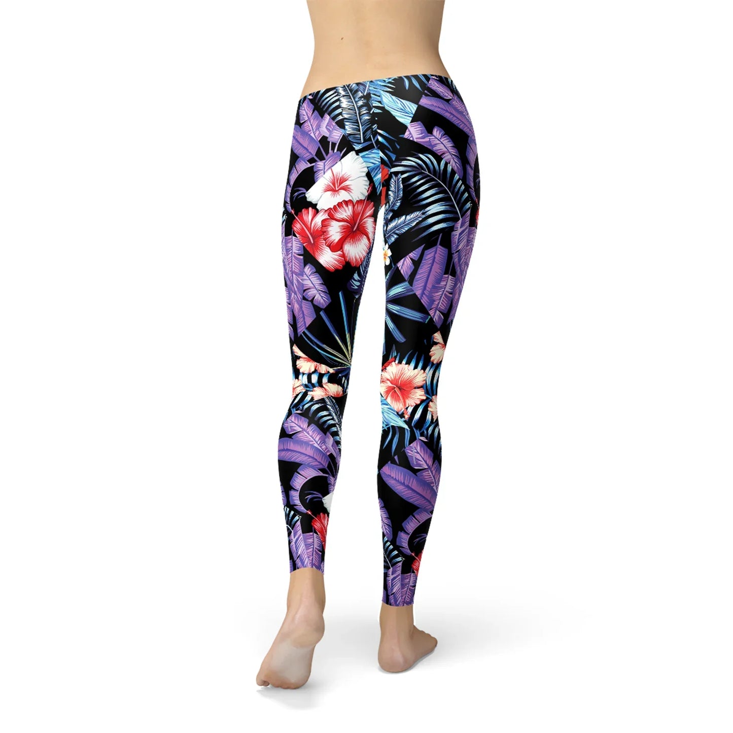 Geometric Tropical Floral Leggings - Which Mark