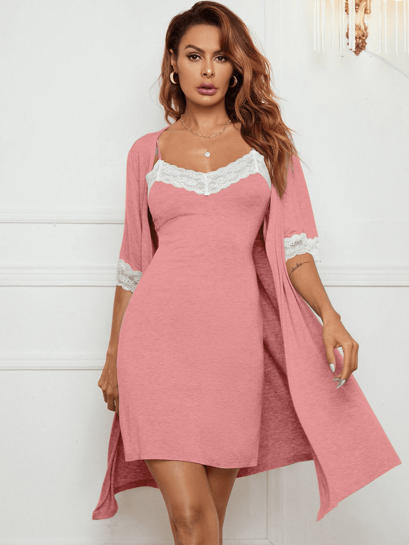 Pajama Suit Lace Women - Which Mark