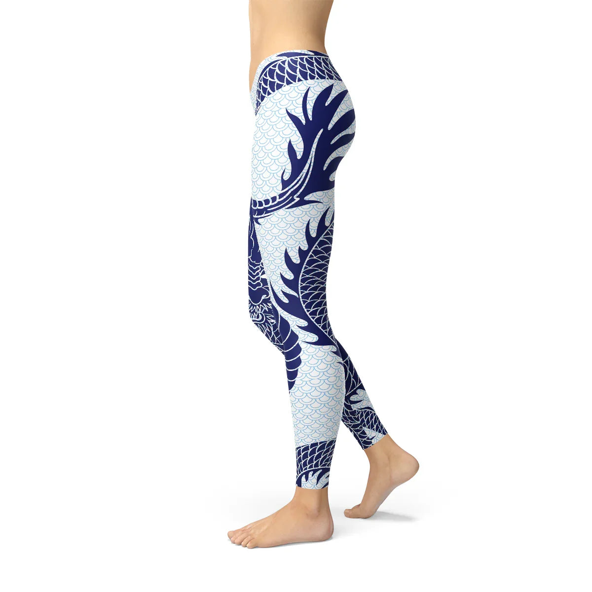 Womens Japanese Dragon Leggings - Which Mark