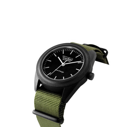 38.0mm solar ranger watch with nylon 6 strap in olive drab colour - Which Mark