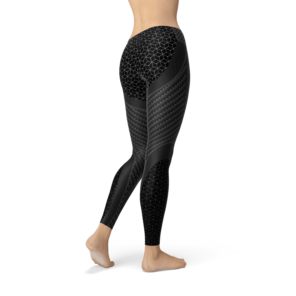 Womens Carbon Fiber Sports Leggings - Which Mark