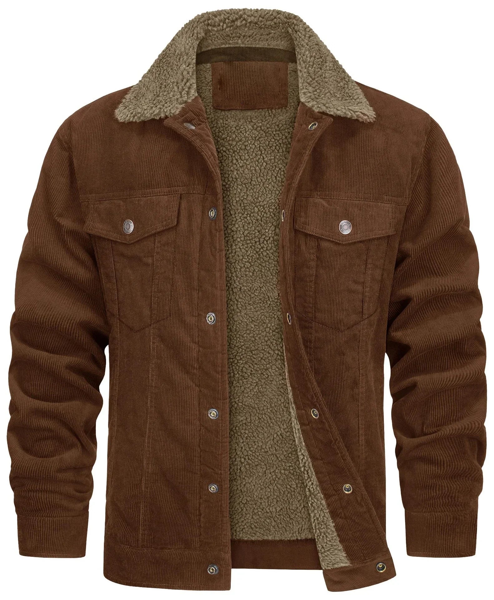 NordWool™ – Corduroy Lapel Plush Jacket for Men - Which Mark