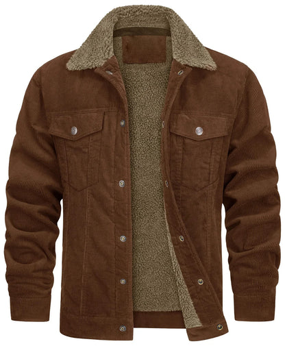 NordWool™ – Corduroy Lapel Plush Jacket for Men - Which Mark
