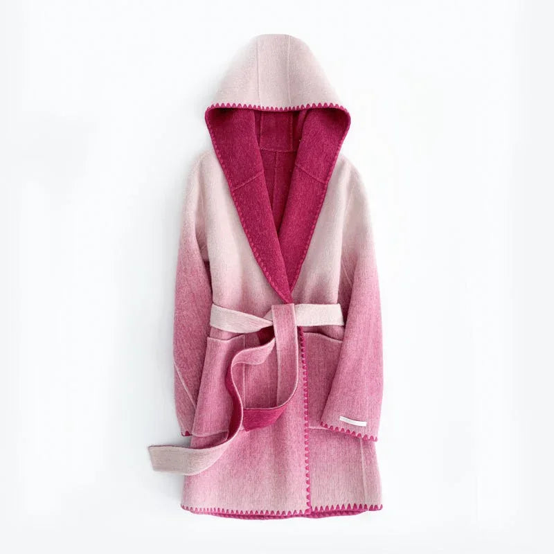 Women's Fashion Reversible Cashmere Coat – Luxury & Versatility - Which Mark