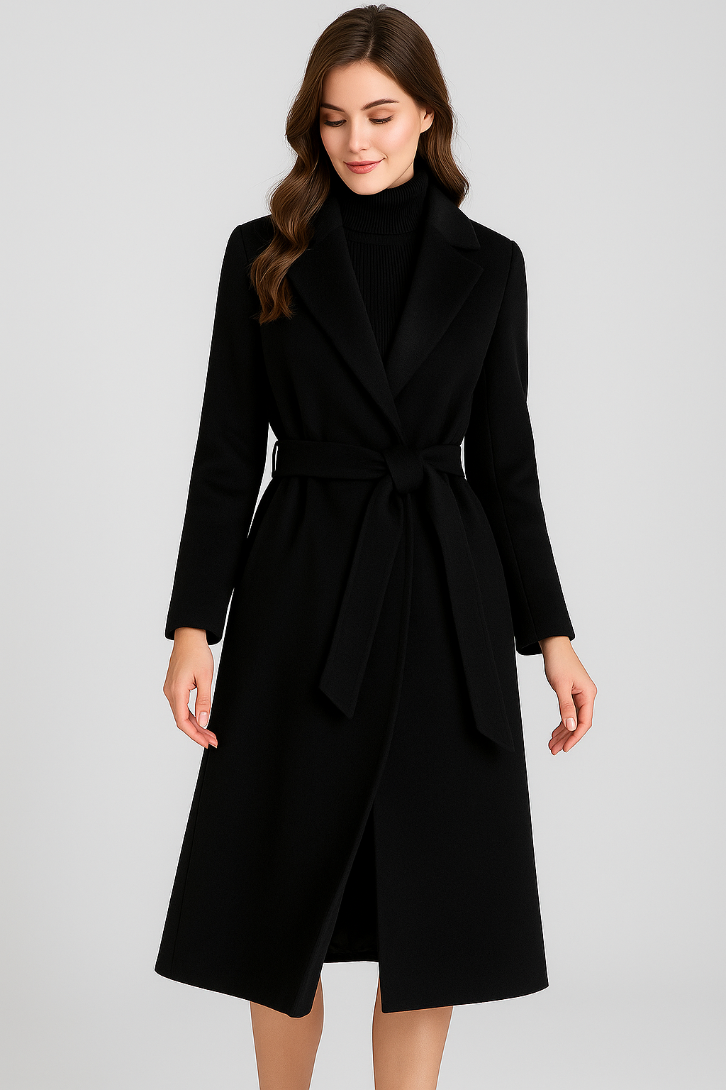 Autumn & Winter Temperament Korean Wool Coat for Women – Elegant & - Which Mark