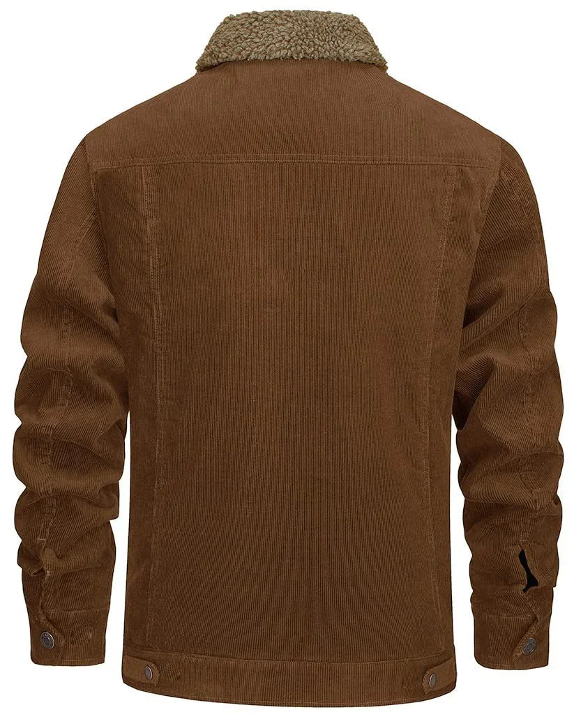 NordWool™ – Corduroy Lapel Plush Jacket for Men - Which Mark