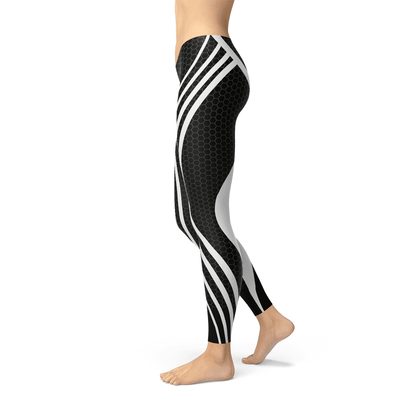 Womens Black Venom Leggings - Which Mark