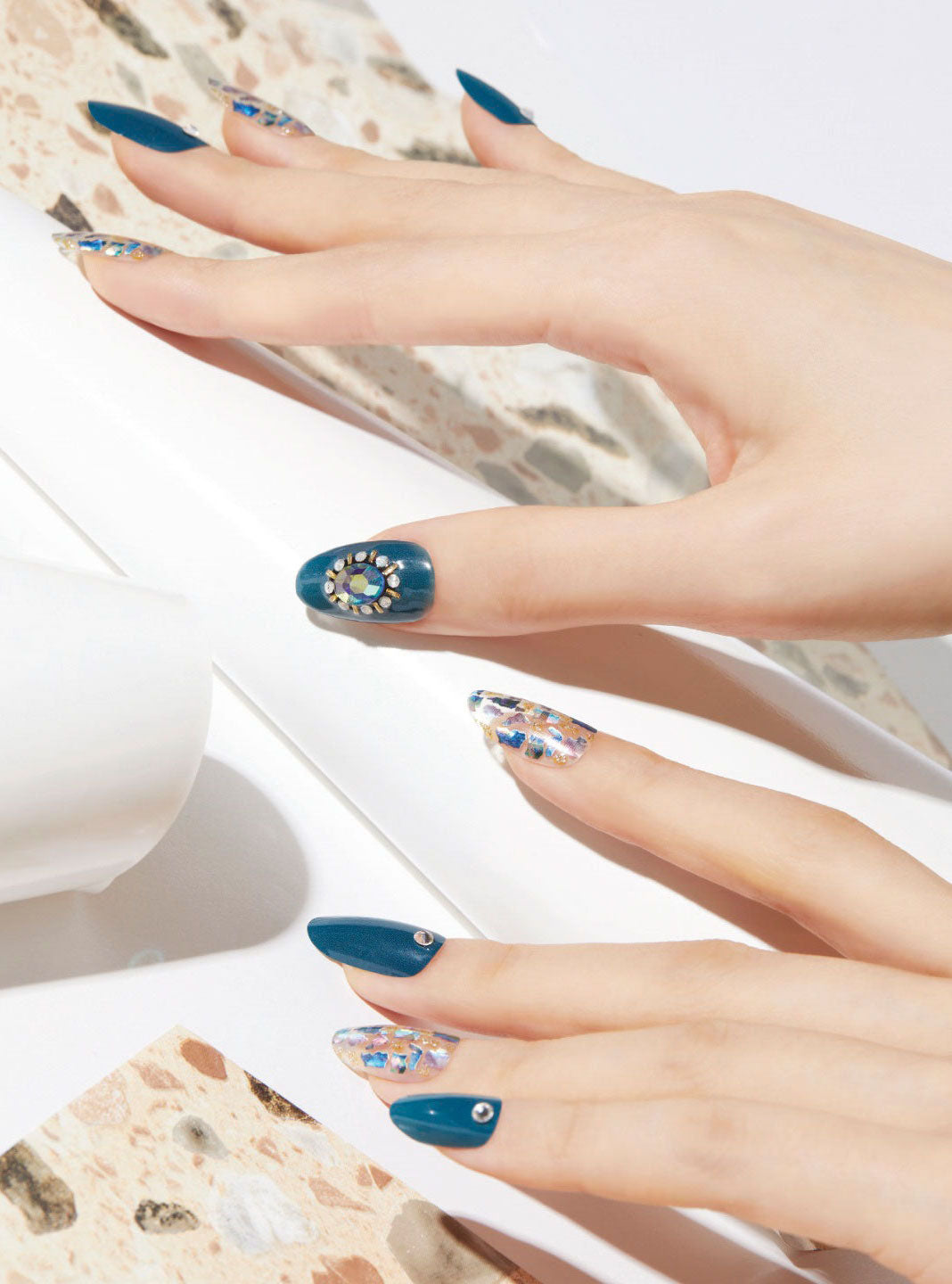 Korean Gel Nail Strips Nail decals All-In-One Kits - Which Mark