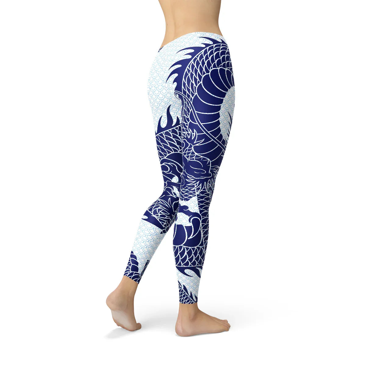 Womens Japanese Dragon Leggings - Which Mark