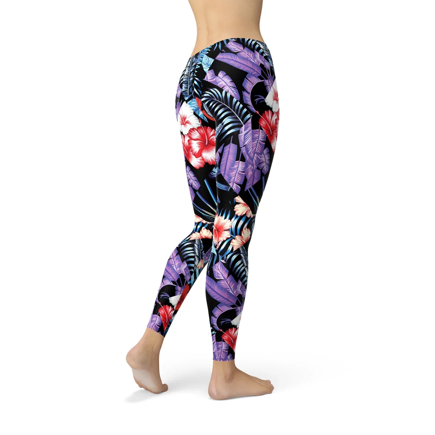 Geometric Tropical Floral Leggings - Which Mark