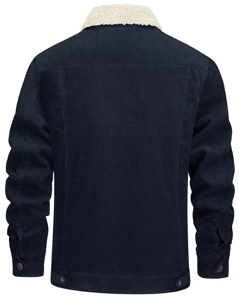 NordWool™ – Corduroy Lapel Plush Jacket for Men - Which Mark