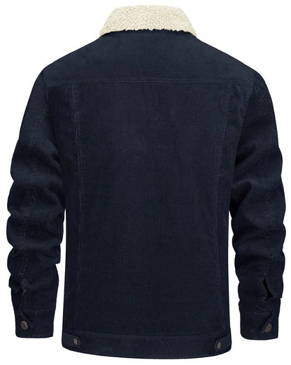 NordWool™ – Corduroy Lapel Plush Jacket for Men - Which Mark