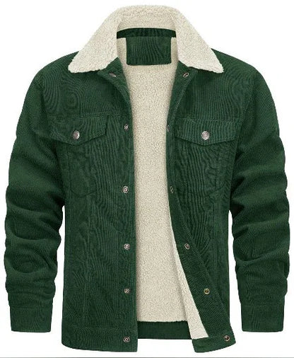 NordWool™ – Corduroy Lapel Plush Jacket for Men - Which Mark