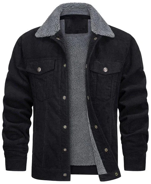 NordWool™ – Corduroy Lapel Plush Jacket for Men - Which Mark