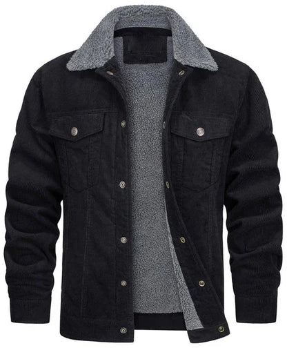 NordWool™ – Corduroy Lapel Plush Jacket for Men - Which Mark