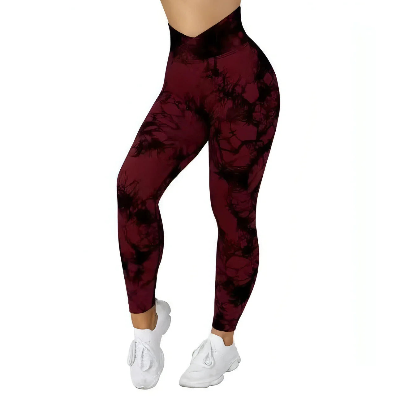 Seamless Tie Dye Leggings Women Yoga Pants Push Up Sport Fitness - Which Mark