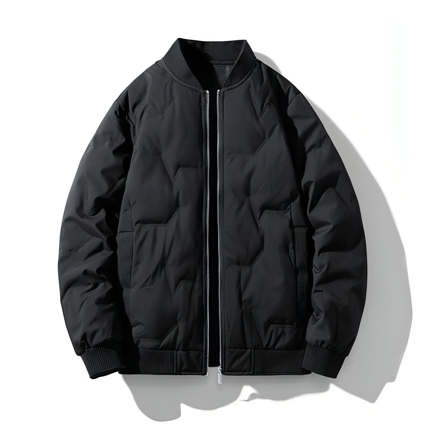 A. White Duck Down Thickened Warm Trendy Winter Men JACKET - Which Mark