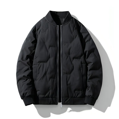 A. White Duck Down Thickened Warm Trendy Winter Men JACKET - Which Mark