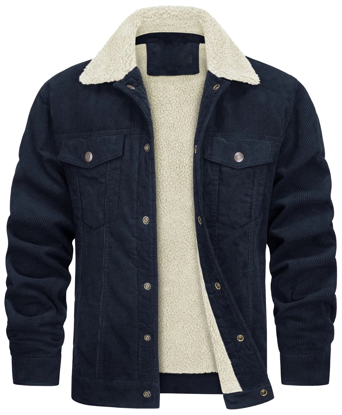 NordWool™ – Corduroy Lapel Plush Jacket for Men - Which Mark