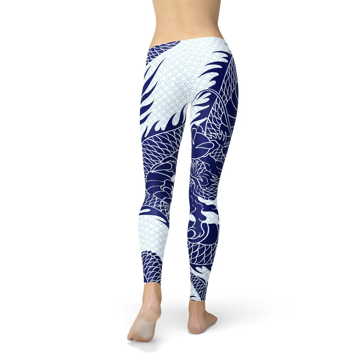 Womens Japanese Dragon Leggings - Which Mark