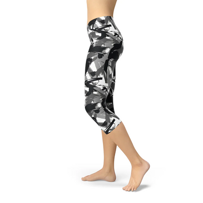 Womens Urban Camo Capri Leggings - Which Mark