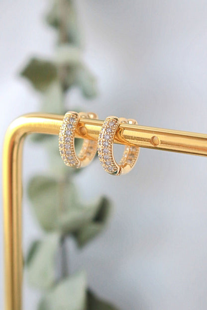 24 Karats Cubic Zirconia Hoops - Which Mark