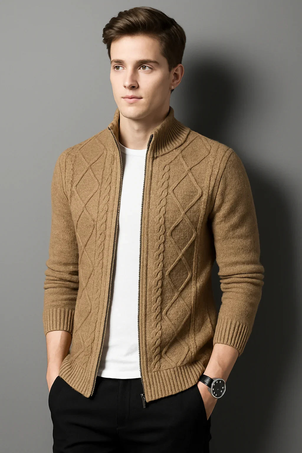 NordZip™ – Half-Turtleneck Zipper Jacket for Men - Which Mark