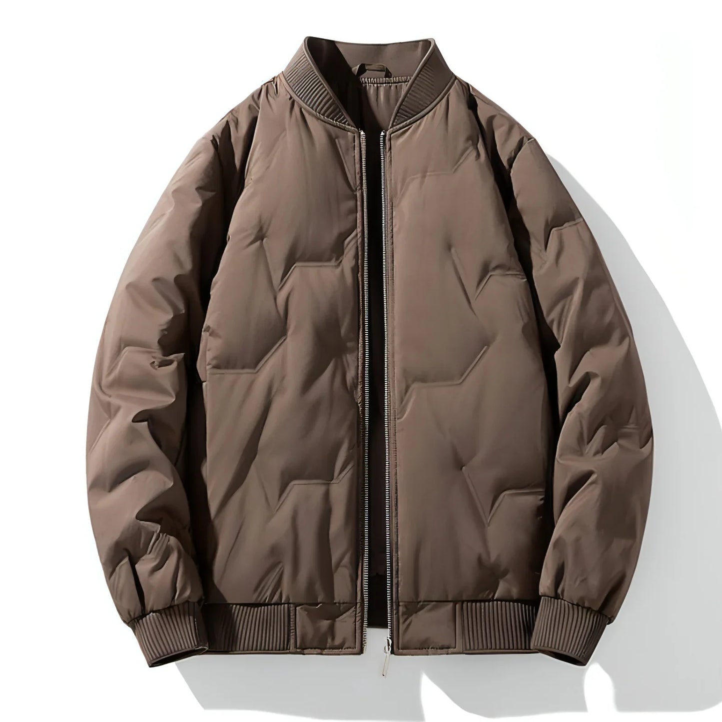A. White Duck Down Thickened Warm Trendy Winter Men JACKET - Which Mark