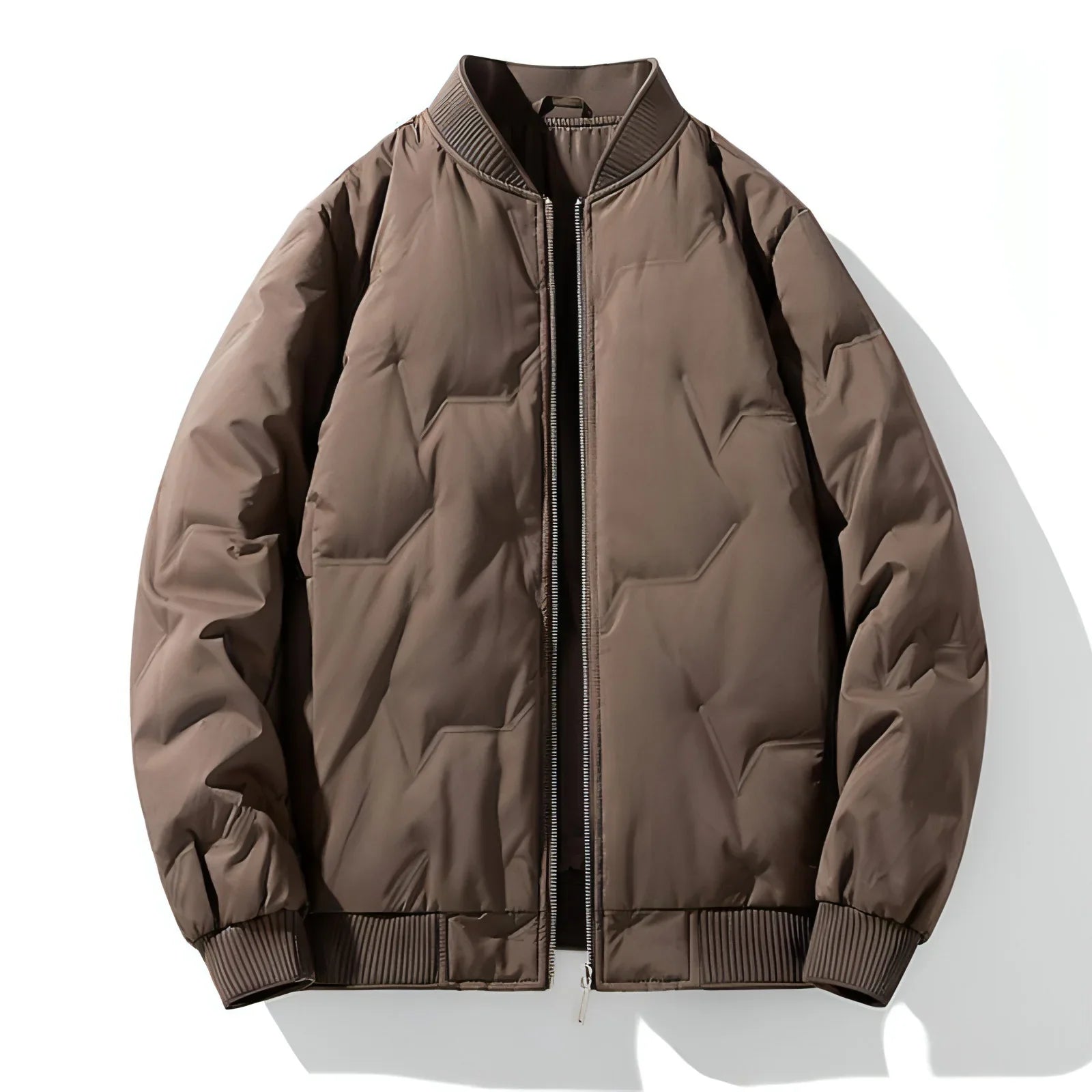 A. White Duck Down Thickened Warm Trendy Winter Men JACKET - Which Mark