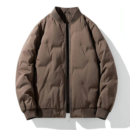 A. White Duck Down Thickened Warm Trendy Winter Men JACKET - Which Mark