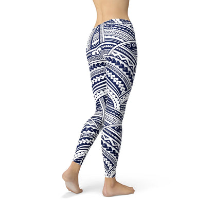 Polynesian Maori Tattoo Leggings - Which Mark