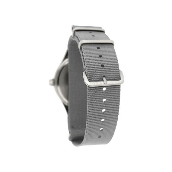 39.5mm field quartz watch with nylon 6 strap in grey colour - Which Mark