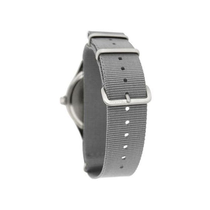 39.5mm field quartz watch with nylon 6 strap in grey colour - Which Mark