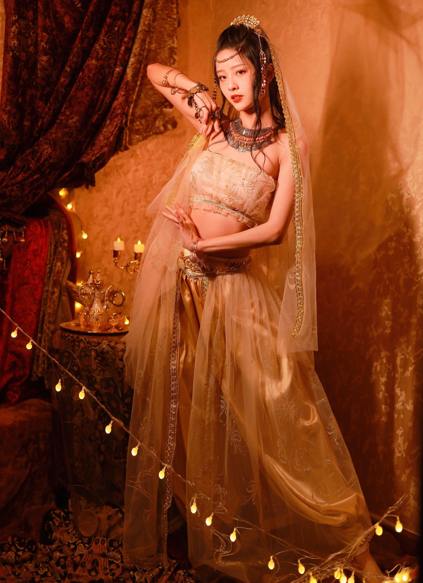 Golden Goddess Costume Egyptian Princess Costume Cleopatra Costume - Which Mark