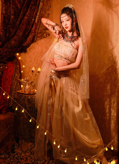 Golden Goddess Costume Egyptian Princess Costume Cleopatra Costume - Which Mark
