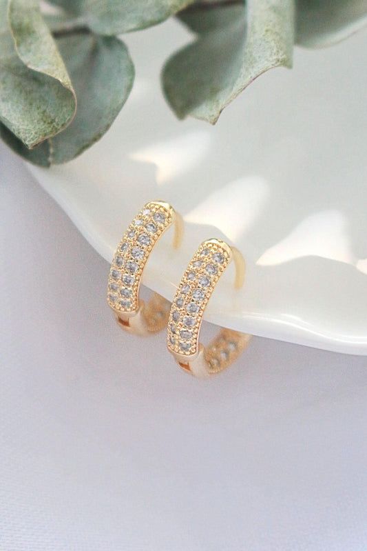 24 Karats Cubic Zirconia Hoops - Which Mark
