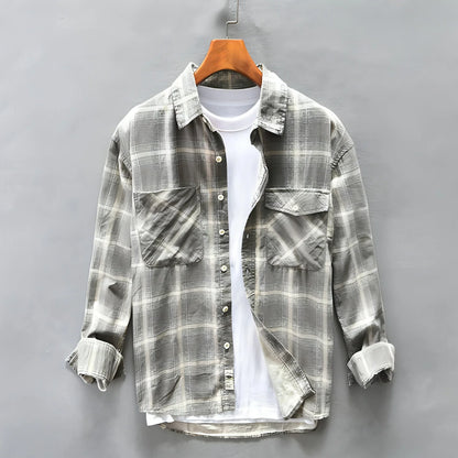 PlaidCraft™ – Pure Cotton Check Shirt for Men - Which Mark