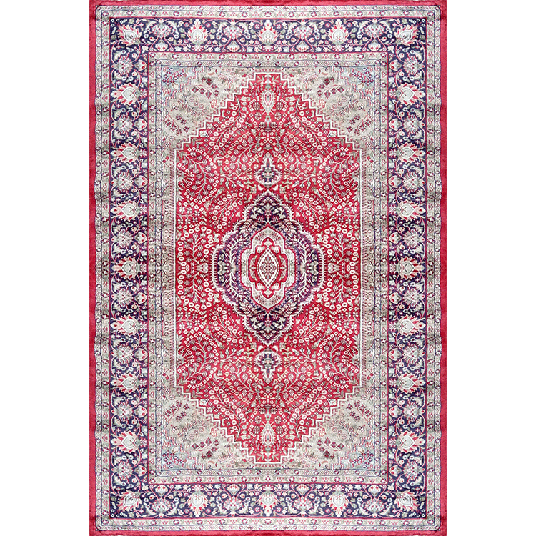 6×9 Feet Handmade Carpet Royal Red Hand Knotted Persian - Which Mark