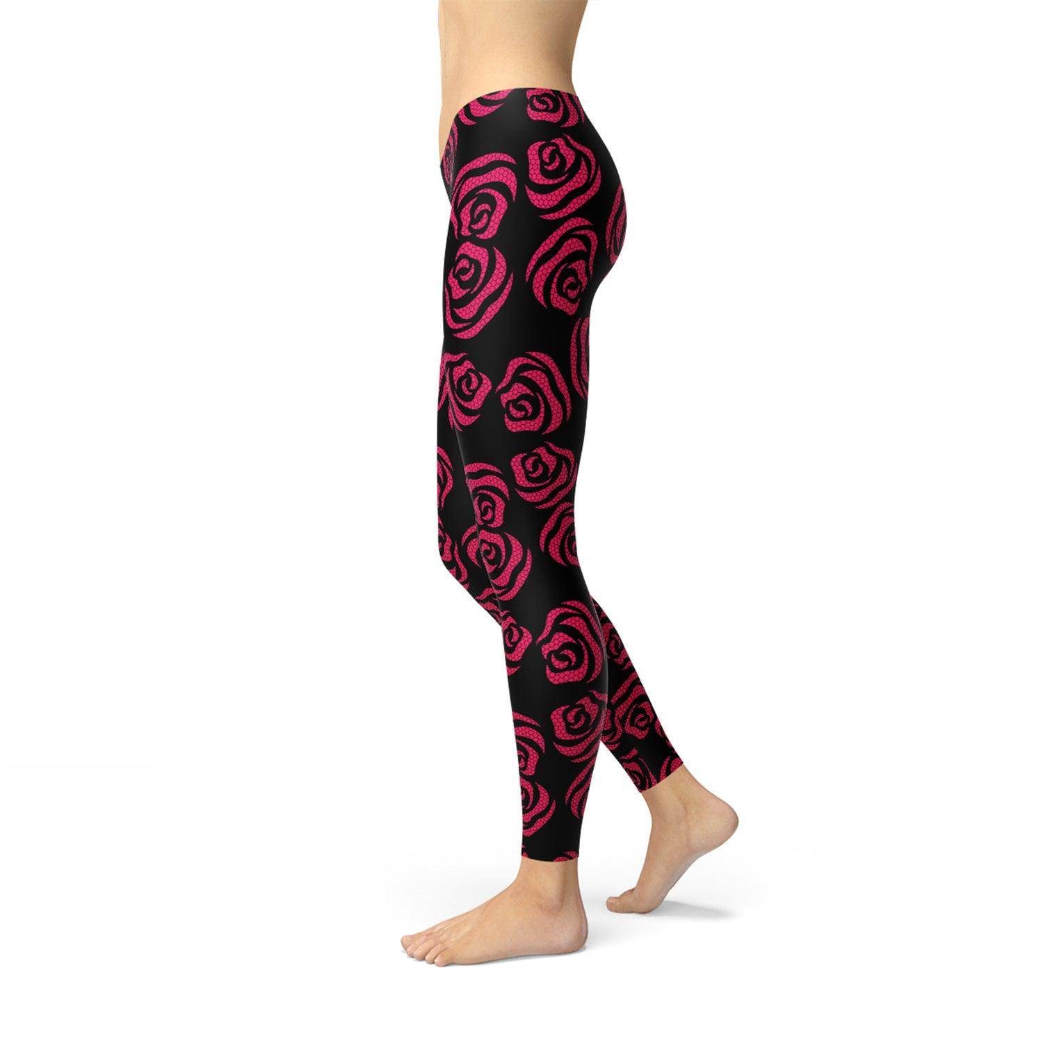 Red Roses Leggings - Which Mark