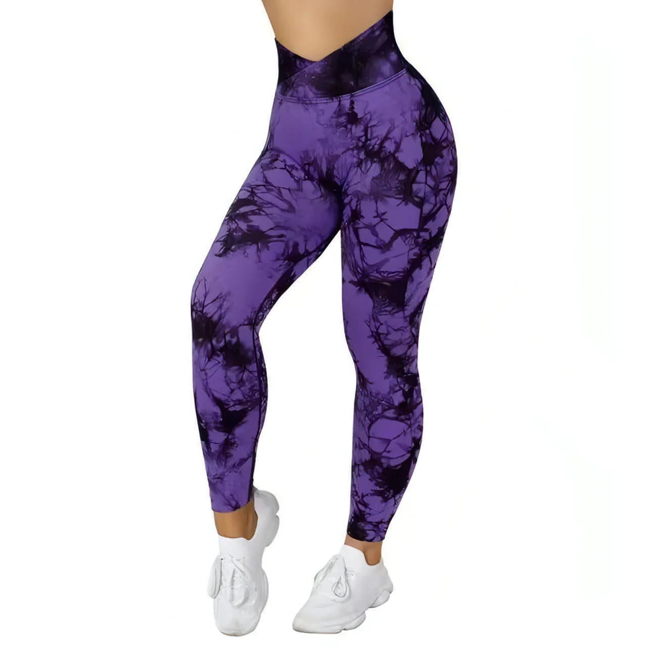 Seamless Tie Dye Leggings Women Yoga Pants Push Up Sport Fitness - Which Mark